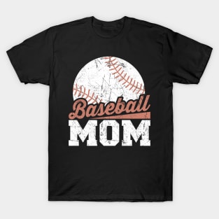 Baseball Mom Baseball Mama Mother's Day T-Shirt